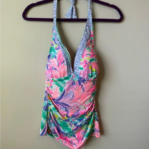 Lilly Pulitzer Bliss halter tank top size 4 nwt - Picture 3 of 7